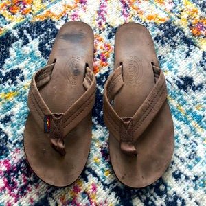 Rainbow Luxury Leather Sandals